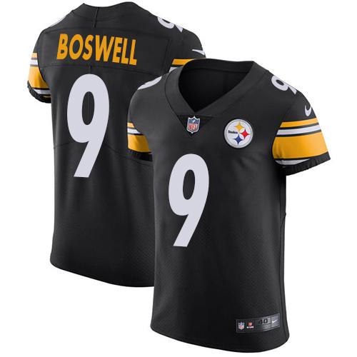 Nike Steelers #9 Chris Boswell Black Team Color Men's Stitched NFL Vapor Untouchable Elite Jersey - Click Image to Close